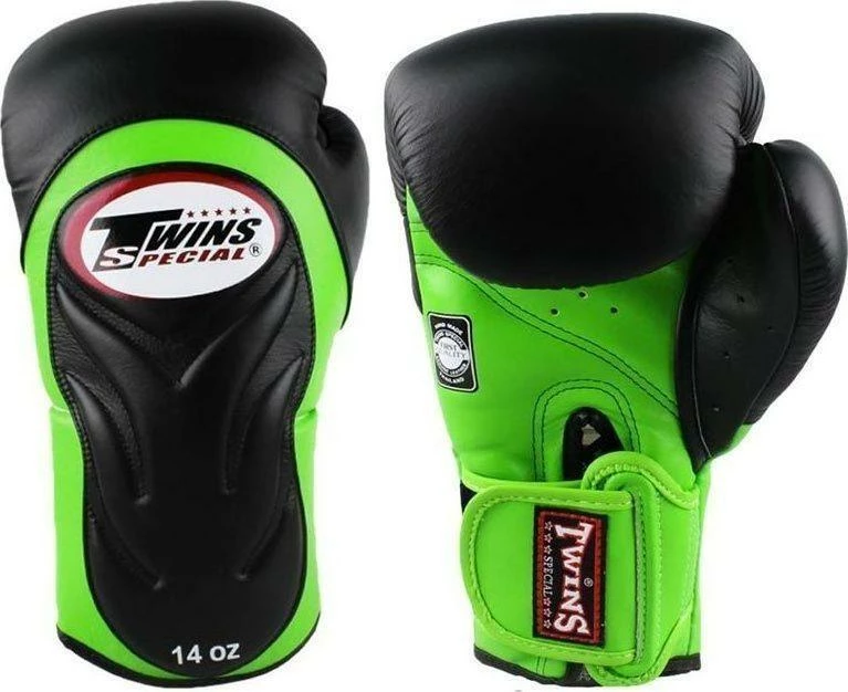 Twins Special Twins BGVL6 Blk/Green Boxing Gloves 3 Twins Special Twins BGVL6 Blk/Green Boxing Gloves