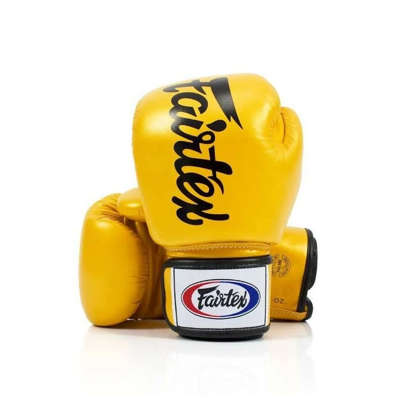Fairtex BGV19 (Yellow) Boxing Gloves 4 Fairtex BGV19 (Yellow) Boxing Gloves