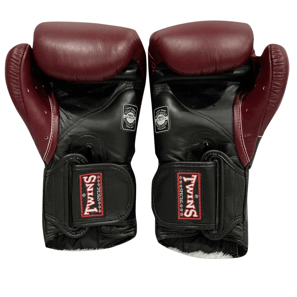 Twins Special Twins BGVL6 Maroon/Blk Boxing Gloves 4 Twins Special Twins BGVL6 Maroon/Blk Boxing Gloves